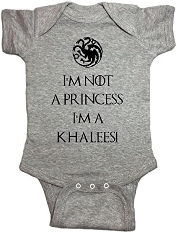 Game Of Thrones Baby One Piece "Im Not A Princess Im A Khaleesi" Bodysuit