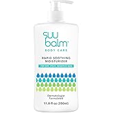 Suu Balm Intense Itch Relief Cream, Anti Itch Lotion for Sensitive Skin, Eczema, Psoriasis & Extreme, Very Severe & Dry Skin, Derm Formula, Menthol & Ceramides, 11.83 fl oz