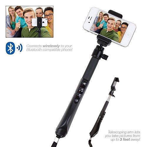 Satechi bluetooth smart selfie extension arm monopod te…