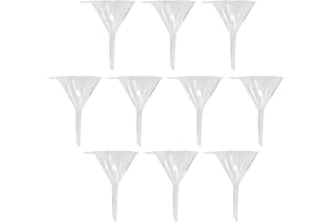 Eisco Labs Funnel, Dia 3 1/4" with a 1/4" Outlet and Measures 5 1/2" Tall Pack of 10