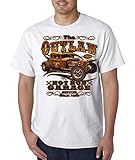 Outlaw Hot Rod Garage Genuine Stolen Parts Cars Biker Classic T-Shirt S-5XL - White - XL