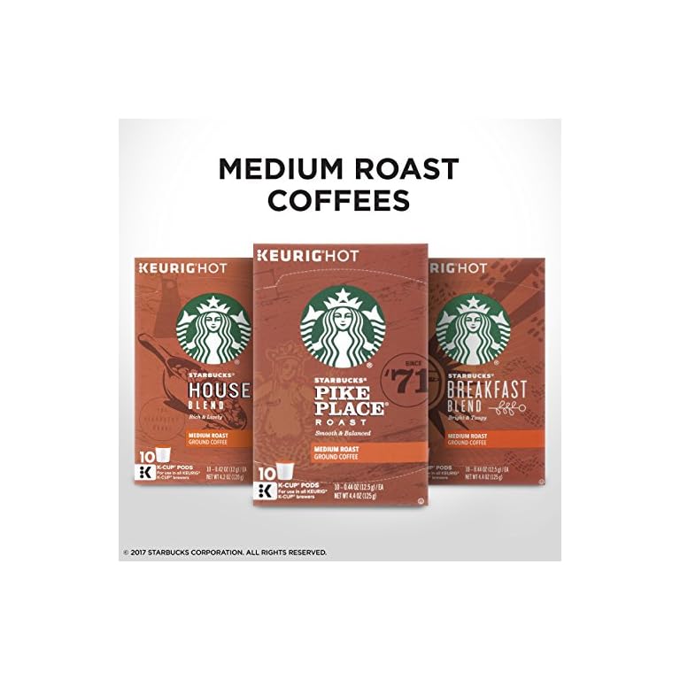 Starbucks Black Coffee K-Cup Coffee Pods — Variety Pack ...