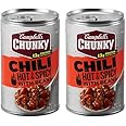 Campbell's Chunky Soup, Hot & Spicy Beef & Bean Firehouse Chili, 19 Ounce Can (Pack of 2)