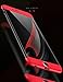 Samhe iPhone 6 Plus Case, 3 In 1 Ultra-Thin Hard Cover 360 Degree Protection For Apple iPhone 6 Plus (Red + Black)