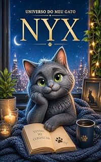 Livro Universo do Meu Gato NYX: Amor. Mistério. Miaus sem fim.