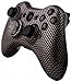Hydro Dipped Black Gold Carbon Fiber Wireless Controller Replacement Shell for XBOX 360