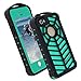 SPIDERCASE iPhone 5/5S/SE Waterproof Case, Full Body Protective Cover Rugged Dustproof Snowproof Waterproof Case with Touch ID,NOT for SE 2020 4.7 INCH Teal