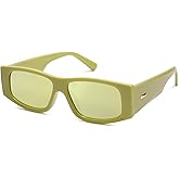 SOJOS Trendy Y2K Rectangle Polarized Sunglasses for Women Men Fashion Designer Rave Sunglasses SJ2228
