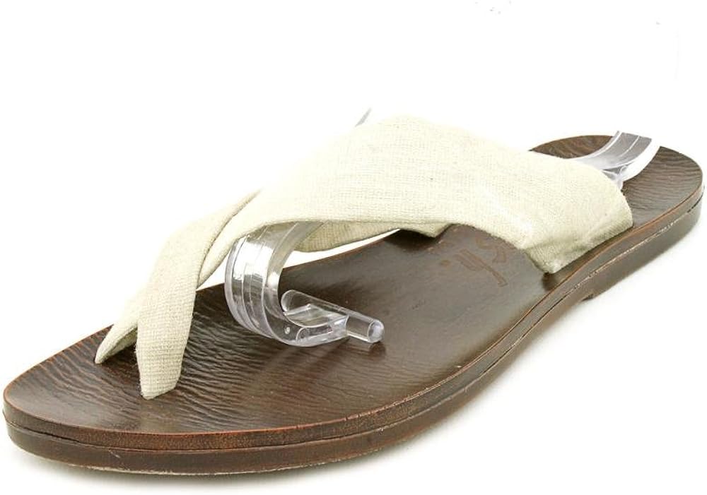Amazon.com | Blowfish Women's Natural Linen Sucra 10 B(M) US | Sandals