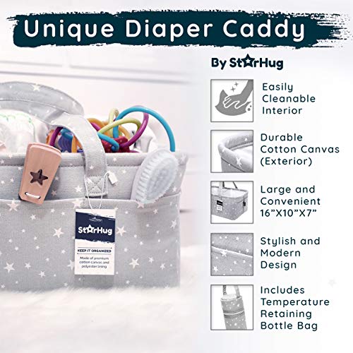 1 Stylish+Baby+Diaper+Caddy+Organizer