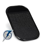 Blue Lightning Radar Detector Dash Mat - Anti-Slip Magic Pad