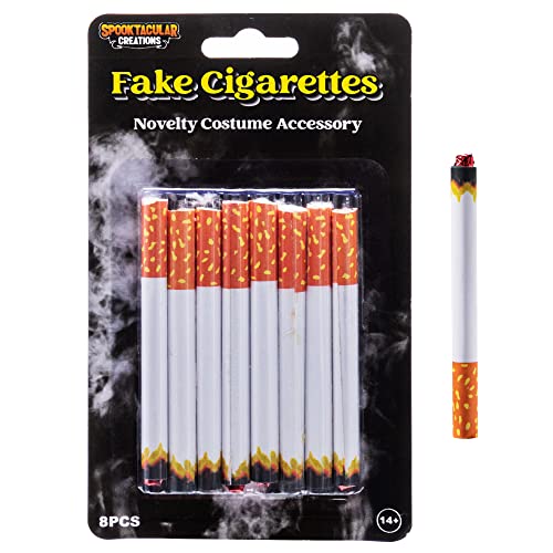 Spooktacular 8 Pcs Fake Cigarettes, Fake Costume Cigarettes Fake Smoking Cigarettes Props
