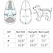 TOPSUNG Dog Raincoat Pet Poncho with Hood Waterproof Rain Coat Jacket for Small Dogs