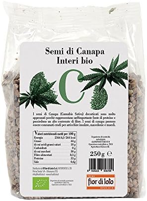 Il Fior Di Loto Semi Canapa Interi Biologico 250g