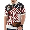 American Summer Allover Patriotic Men’s Polo Shirt