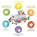 ECR4Kids Silly Star Connector STEAM Manipulative Building Block Set, Interlocking Educational Sensory Learning Toys for Children with Storage Container (112-Piece Set)