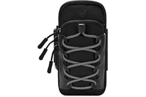 FITALA Motorcycle Handlebar Storage Bag with USB Charging Port, Waterproof Pouch for Sur-ron Light Bee X Segway, Black