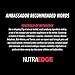 EDGEBUILD Clinically Proven Muscle Building Ingredients, NutraEdge 526G Post Workout Formula, Increases Strength and Power, Enhances Lean Muscle Growth, Maximizes Muscle Recovery, Fruit Punch Flavor.