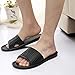 Jiyaru Unisex Anti-Slip Home Shoes Bath Slipper Indoor Slipper Black 40 US7.5