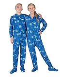 Footed Pajamas - Its A Snow Day Kids Fleece