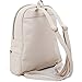 Copi Women's Simple Design Fashion Quilted Casual Backpacks Ivory