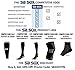 SB SOX Compression Calf Sleeves (20-30mmHg) for Men & Women - Perfect Option to Our Compression Socks - For Running, Shin Splint, Medical, Travel, Nursing, Cycling, and Leg Pain (Black/Gray, Small)