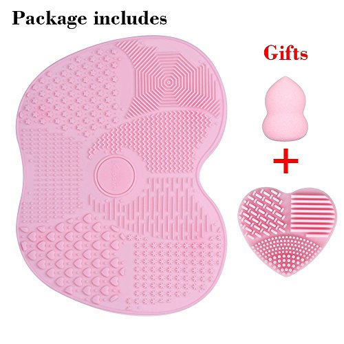 image for KEDSUM Silicone Makeup Brush Cleaning Mat, Makeup Brush Cleaner, Cosme