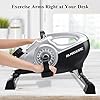 MaxKare-Magnetic-Mini-Exercise-Bike-Under-Desk-Elliptical-Stationary-Cycle-Pedal-Exerciser-with-LCD-Monitor-for-Leg-and-Arm-Recovery-for-Men-and-Women-at-Home-and-Office-Resistance-Bands-Included MaxKare Magnetic Mini Exercise Bike Under Desk Elliptical Stationary Cycle Pedal Exerciser with LCD Monitor for Leg and Arm Recovery for Men and Women at Home and Office (Resistance Bands Included)