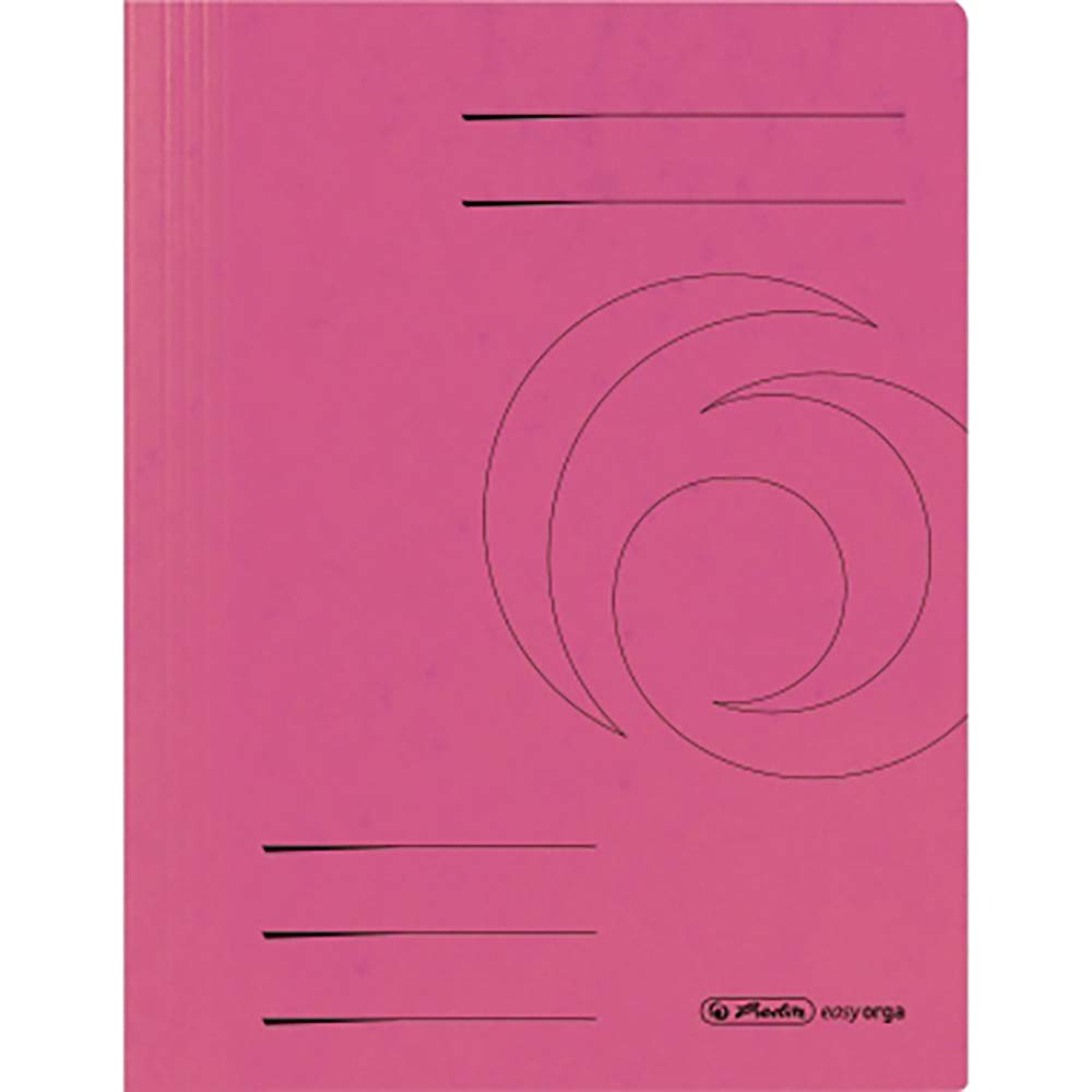 Herlitz 11159910 A4 Flat File of Colorspan Paper - Fuchsia