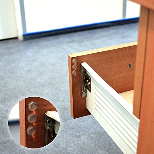 X-PROTECTOR Premium 200 pcs Sound Dampening Rubber Pad Bumpers & Furniture Bumpers All Shapes! Best Clear Noise-Dampening Bumpers! - Thumbnail 2