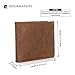 Men's Leather RFID Blocking Slim Fold Wallet Coin Pocket Bifold Wallet