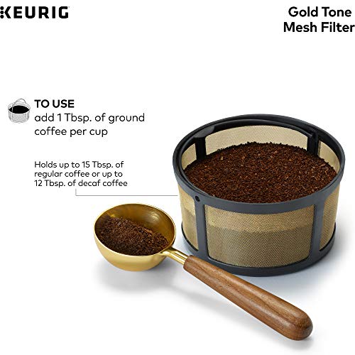 Keurig Reusable Ground Coffee Filter Compatible Essentials and KDuo
