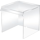 CroBlissful Acrylic Draft Cover with Front Overhanging Panel Shield for Lab Equipment or Office Use (18 x 18 x 18 Inches)