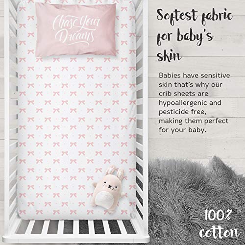 Cuddly Cubs Premium Jersey Crib Sheets, Gentle on Baby Skin and Extra Soft for a Sound Sleep