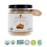GREENBOW Organic Honey Granules - 100% USDA Certified Organic, Gluten Free, Non-GMO Organic Honey Granules - Highest Quality Whole Food Organic Honey Granules – 6oz (170g)