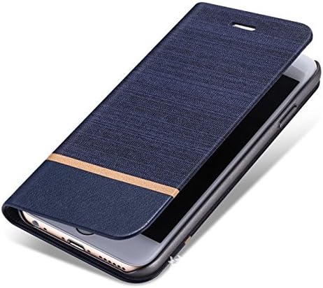 ZenFone 4 Max Case, Zenfone 4 Max Plus Case,Ultra Slim fit,Kickstand,Card Slot,TPU Bumper,Anti-Scratch,Flip Leather PU Wallet Case for Asus ZenFone 4 Max Pro ZC554KL (Blue)