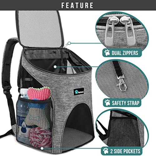 PetAmi Premium Pet Carrier Backpack for Small Cats and Dogs