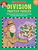 Division Practice Puzzles: 40 Reproducible Solve-the-Riddle Activity Pages That Help All Kids Master Division, Grades 4-6 (Funnybone Books)