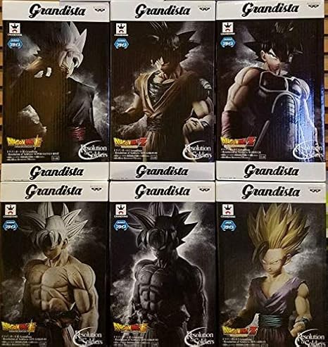Amazon ドラゴンボール フィギュア Grandista 孫悟空 ベジータ バーダック ロゼ 極意 スーパーサイヤ人 ロゼ 悟飯 Dragon Ball グランディスタ 8個セット フィギュア ドール 通販