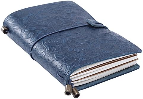 Leather Journal Writing Notebook - Handmade Leather Bound Daily Notepad For Men &amp; Women, Perfect for Writing, Travelers, Art Sketchbook