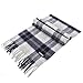 Saferin Women Men Cashmere & Lambwool Plaid Soft & Warm Scarf with Gift Box