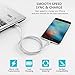iPhone Charger,SPEATE Lightning Cable 3Pack 3FT 6FT 10FT Nylon Braided Cord to USB Syncing and Charging Cable for iPhone X/8/8 Plus/7/7 Plus/6/6 Plus/6s/6s Plus/5/5s/5c/SE, Silver