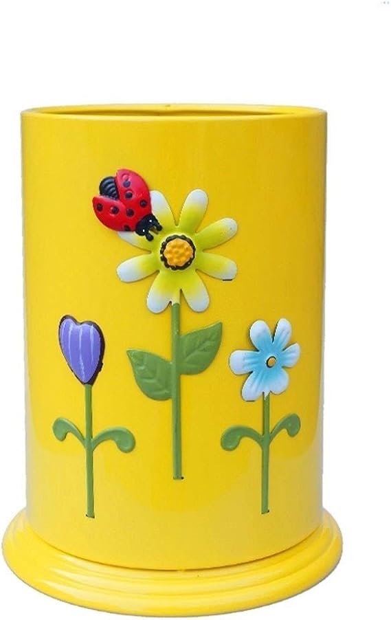 NYKK Bote de Basura Europeo Creativo Coverless Bote de Basura Hogar