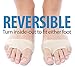 NatraCure Gel Forefoot Cushion Pads, 1 Pair - Size: L/XL (Reversible) for Relief from Metatarsal, Running, Walking & Ball of Foot Pain