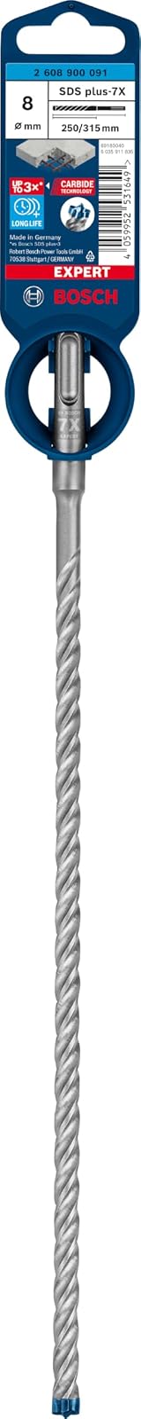Bosch EXPERT SDS plus-7X Hammer Drill Bit 8 mm x 250 x 315 mm view 2