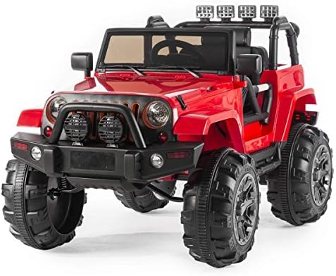 Jeep Trailcat Electric Ride On Car for Kids SUV Style Ride On Car Red