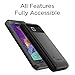 PowerBear Samsung Galaxy Note 4 Battery Case [4500 mAh] High Capacity External Battery Charger for Note 4 (Up to 140% Extra Battery) - Black [24 Month Warranty & Screen Protector Included]