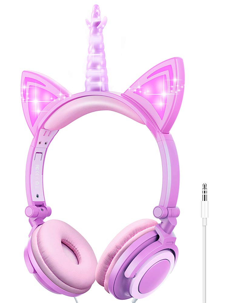 esonstyle Cute Children Girl Wireless Bluetooth Headphones for