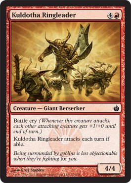 Magic: the Gathering - Kuldotha Ringleader - Mirrodin Besieged