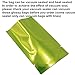 100 Pack Mylar Foil Heat Sealable Bag Aluminum Foil Pouch Bulk Food Storage Central Vacuum Bag (Green, 2.4x3.5 inches (1.97x3.35 inches Inner Size))